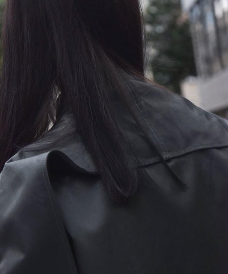 NL "Half sleeve shirt" Silk × nylon satin.