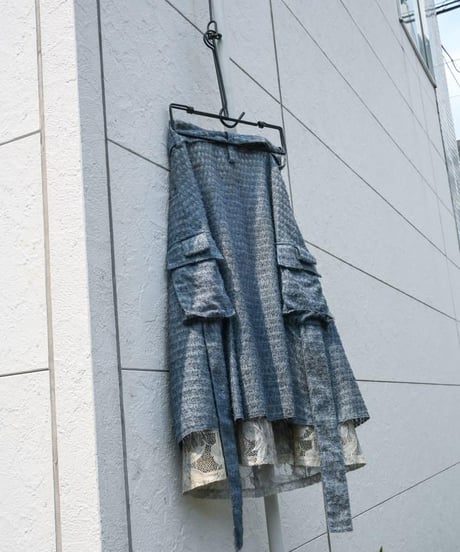 Hankes "Lace cargo skirt" Blue lagoon.