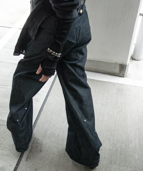 WILDFRÄULEIN "Ice blue flare jeans"