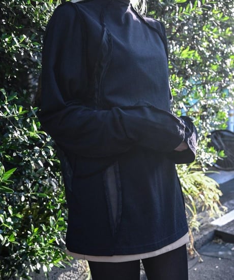 JFR "Acid type - 0 long sleeve" Black silk.