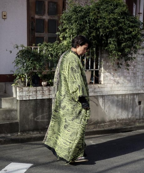 Gauche "Butoh kesa haori" Cross heart.