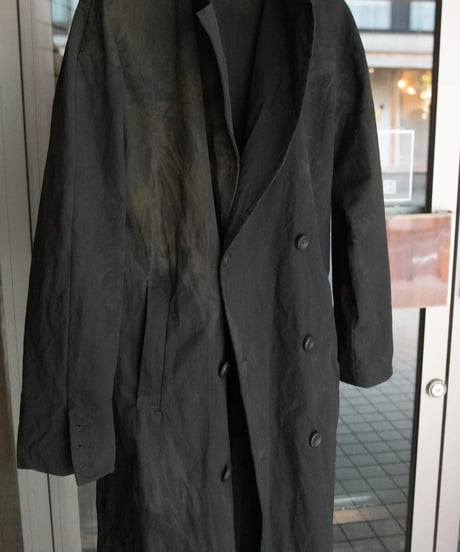 Northernislands "C/N double breasted coat" Rust dye.