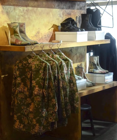 WILDFRÄULEIN "Antique fabric shirt coat"