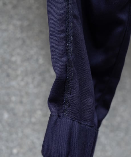 WILDFRÄULEIN "Purple lines jogger pants" Japanese indigo wool.