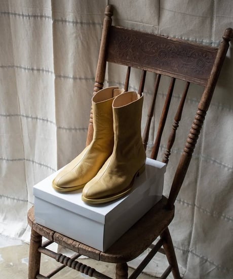 WILDFRÄULEIN×SOIIHM"Back zip boots"Yellow ver.
