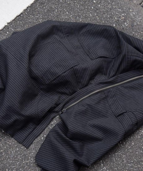 WILDFRÄULEIN "Decadence onepiece" Summer wool stripe.