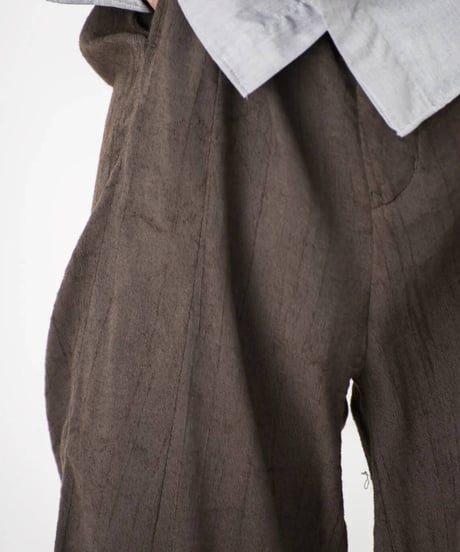 JFR "3D wide easy pants" 4variation.