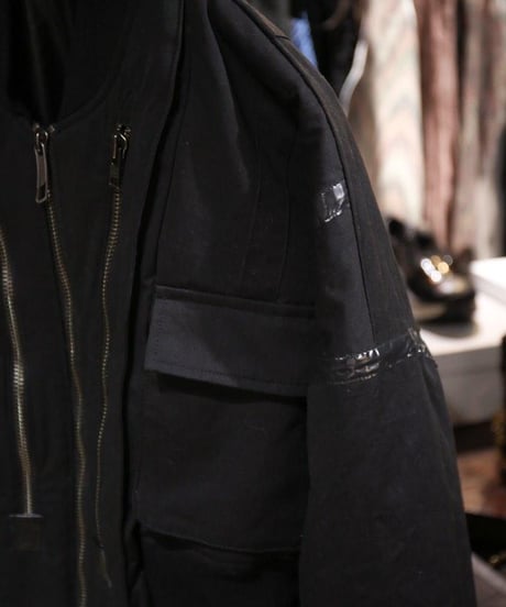 WILDFRÄULEIN "Goat bomber jacket type-c" Black C/N.