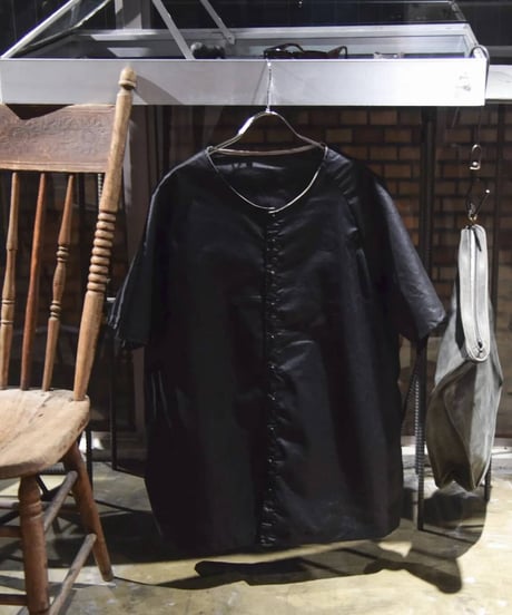 JFR "Chintz black linen shirt"