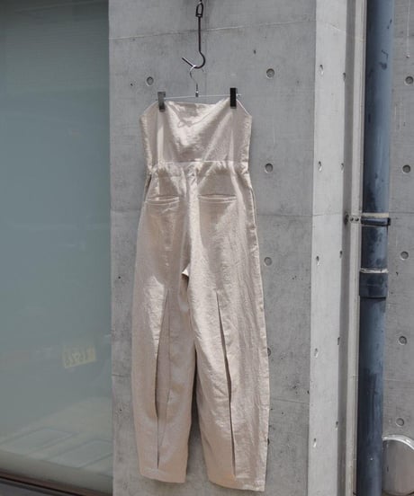 WILDFRÄULEIN "High waist baloon pants" Chintz washer linen.