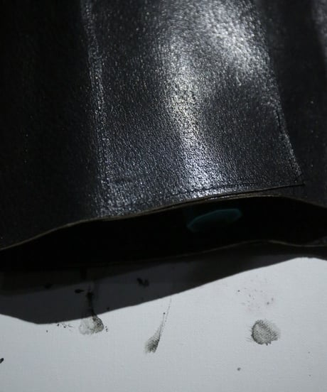 JFR "Square curve leather clutch bag"