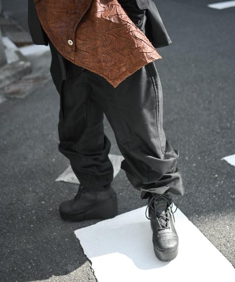 WILDFRÄULEIN "Japonism industrial leather vest"