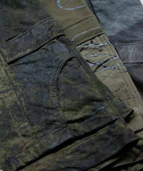 WILDFRÄULEIN "Wax tech cargo wide pants"