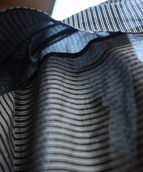 NL "Half sleeve shirt" Silk × Nylon.