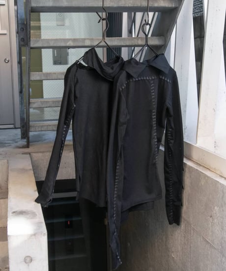 JFR "Tite volume cutsew" Black silk.