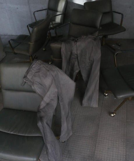 Hankes "Lap pants" Organic cotton denim grey.