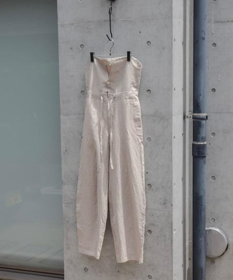 WILDFRÄULEIN "High waist baloon pants" Chintz washer linen.