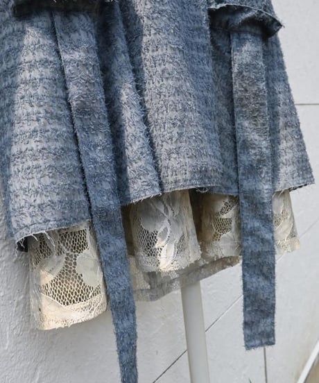 Hankes "Lace cargo skirt" Blue lagoon.