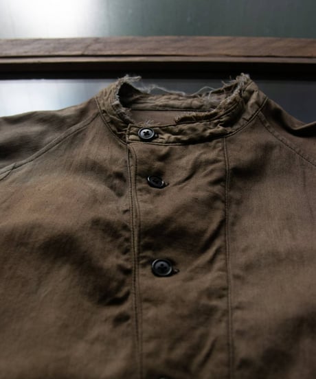JFR "Pull over shirt" Rust dye & Japanese ink dye
