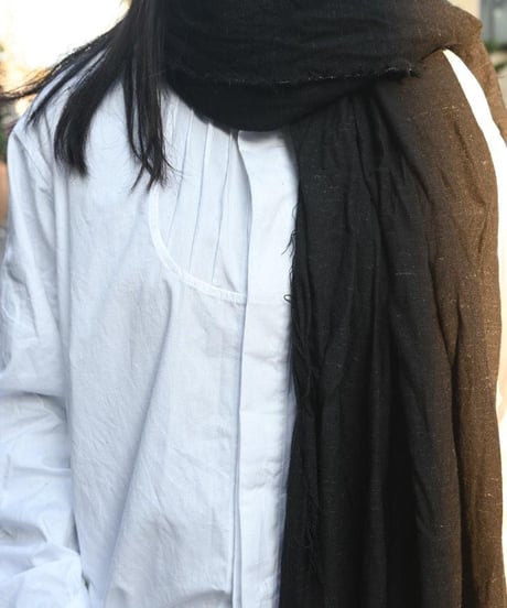 WILDFRÄULEIN "Wool × Linen stole"
