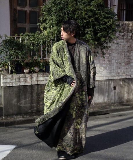 Gauche "Butoh kesa haori" Cross heart.