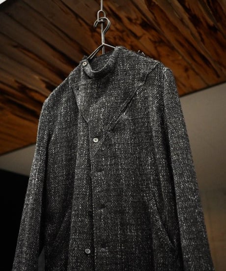 WILDFRÄULEIN "Cotton tweed gekkoh shirt coat"
