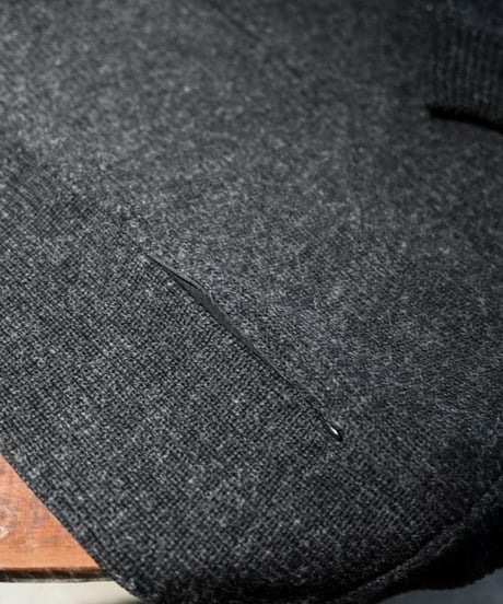 WILDFRÄULEIN "Alphaka drivers knit" Dark grey color.