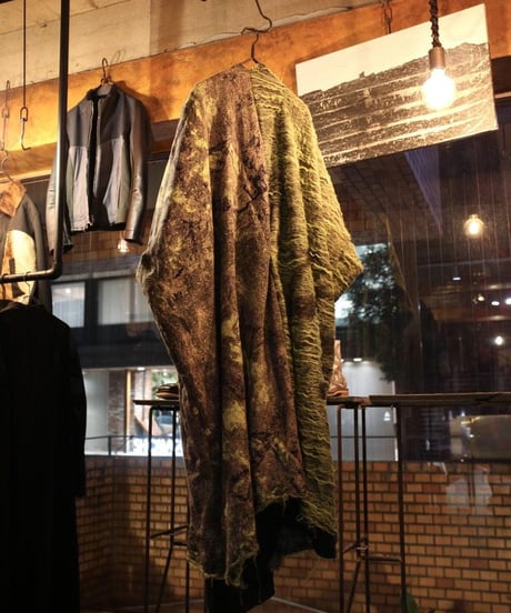 Gauche "Butoh kesa haori" Cross heart.