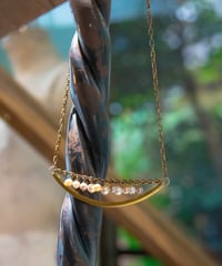 μ "11Chain Pearl Necklace"