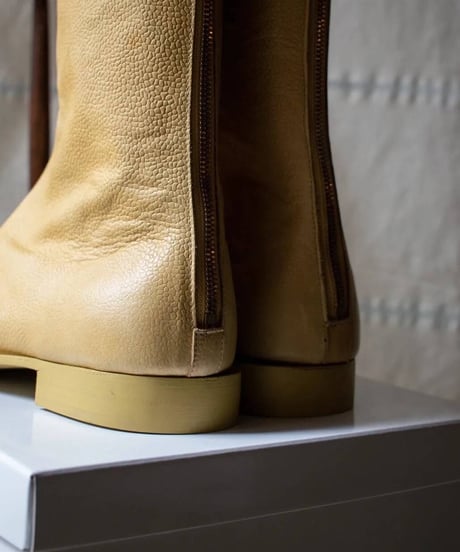WILDFRÄULEIN×SOIIHM"Back zip boots"Yellow ver.
