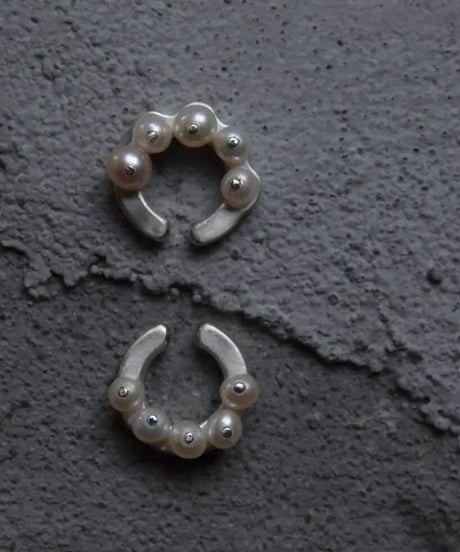 Ferric "Pearl ear cuffs"