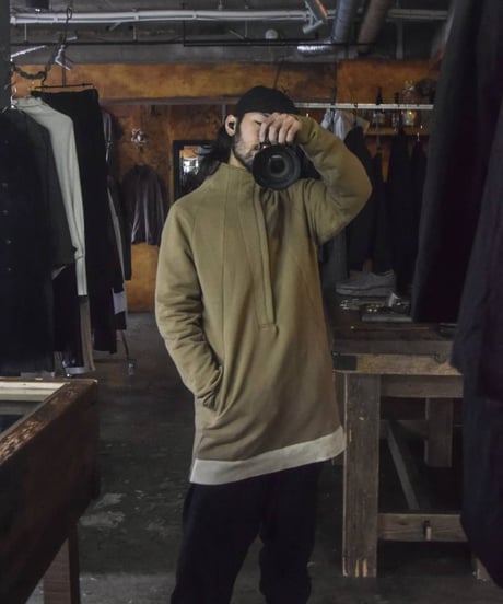 JFR "Middle leng zipup sweat" 2color.