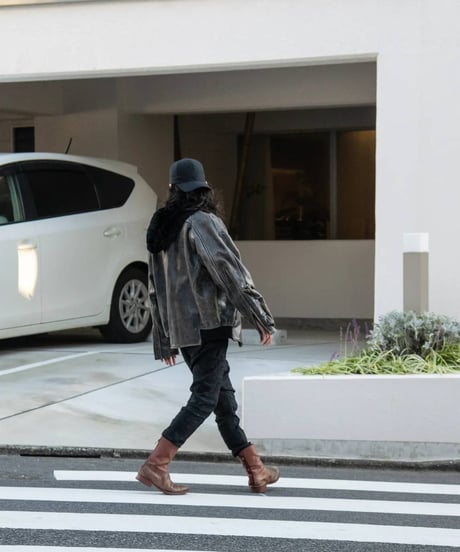 JFR "Mexican leather bomber jacket"