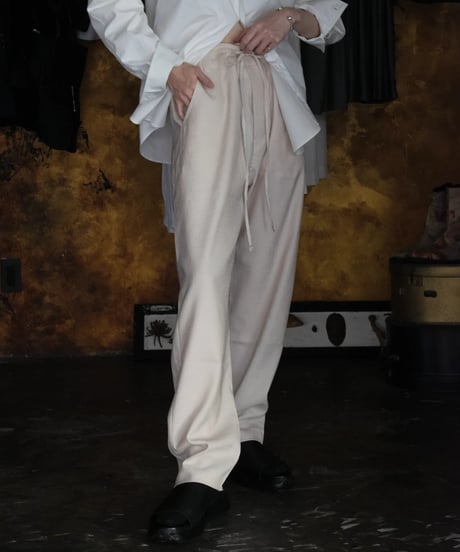 WILDFRÄULEIN "Slab linen easy slacks"
