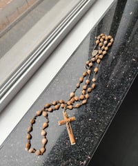 Subtle "Jesus christ" Glass wood.
