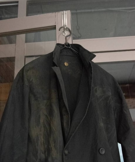 Northernislands "C/N double breasted coat" Rust dye.