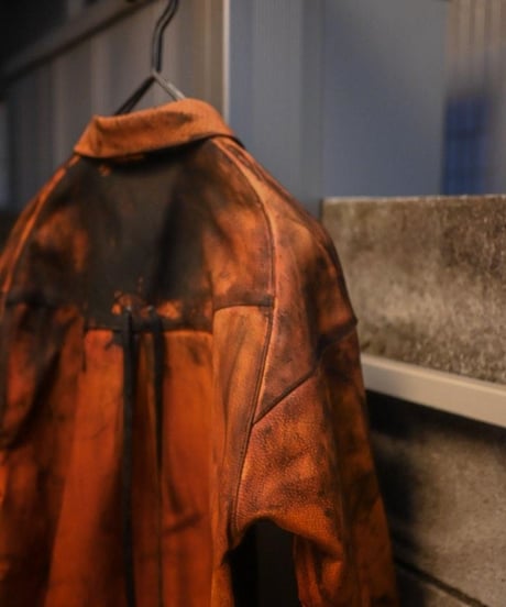 WILDFRÄULEIN "Crafted leather shirts" Hand kakishibu.