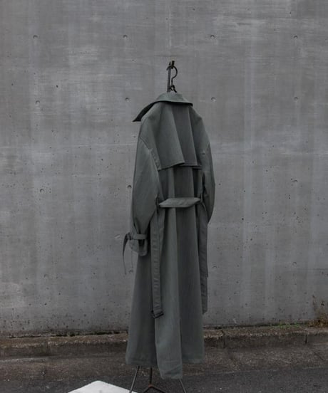 WILDFRÄULEIN "Trench coat" Offgreen silk.