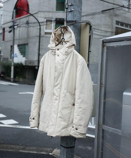 JFR "Snow grey down hoodie"