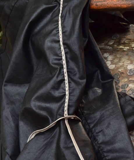 JFR "Chintz black linen shirt"
