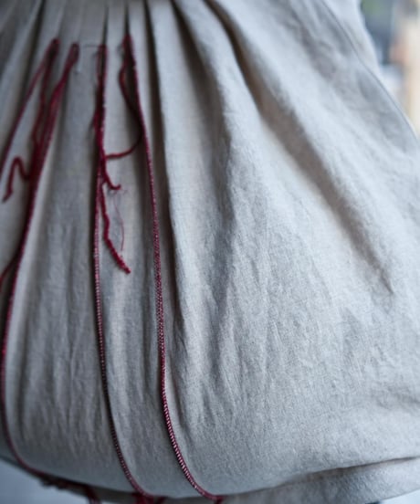 JFR × Hankes "Blood clot chell tote bag" Linen.