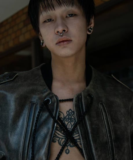 JFR "Mexican leather bomber jacket"