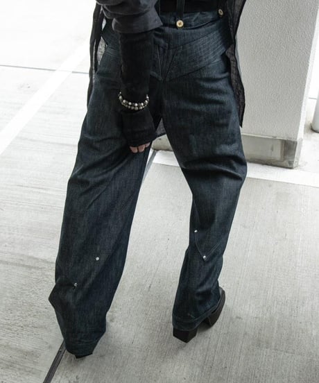 WILDFRÄULEIN "Ice blue flare jeans"