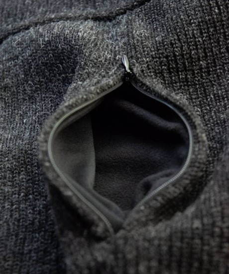 WILDFRÄULEIN "Alphaka drivers knit" Dark grey color.