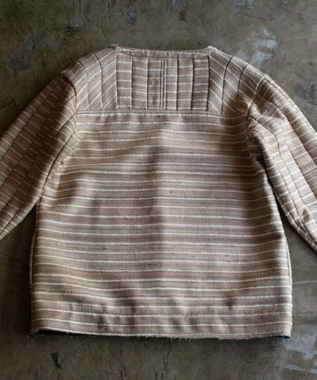 WILDFRÄULEIN "Silk × Jersey bonding blouson"