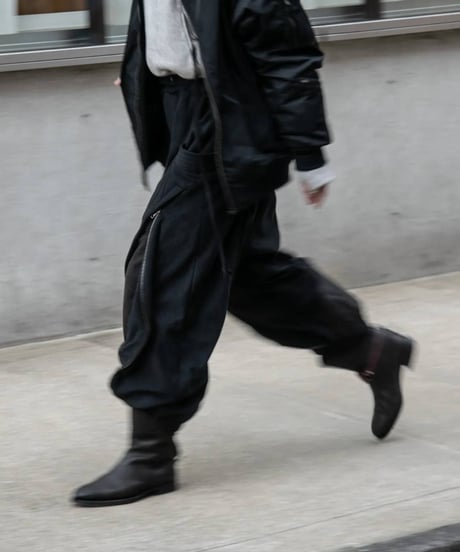 WILDFRÄULEIN "Fleece sarouel wide pants"