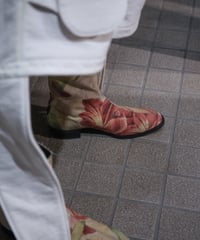 Hankes × Soiihm "Antique canvas boots"