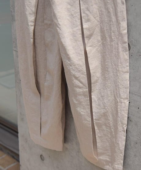 WILDFRÄULEIN "High waist baloon pants" Chintz washer linen.