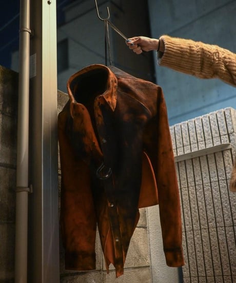 WILDFRÄULEIN "Crafted leather shirts" Hand kakishibu.