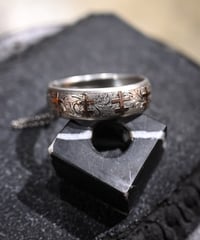Subtile "French gold filed silver bangle"